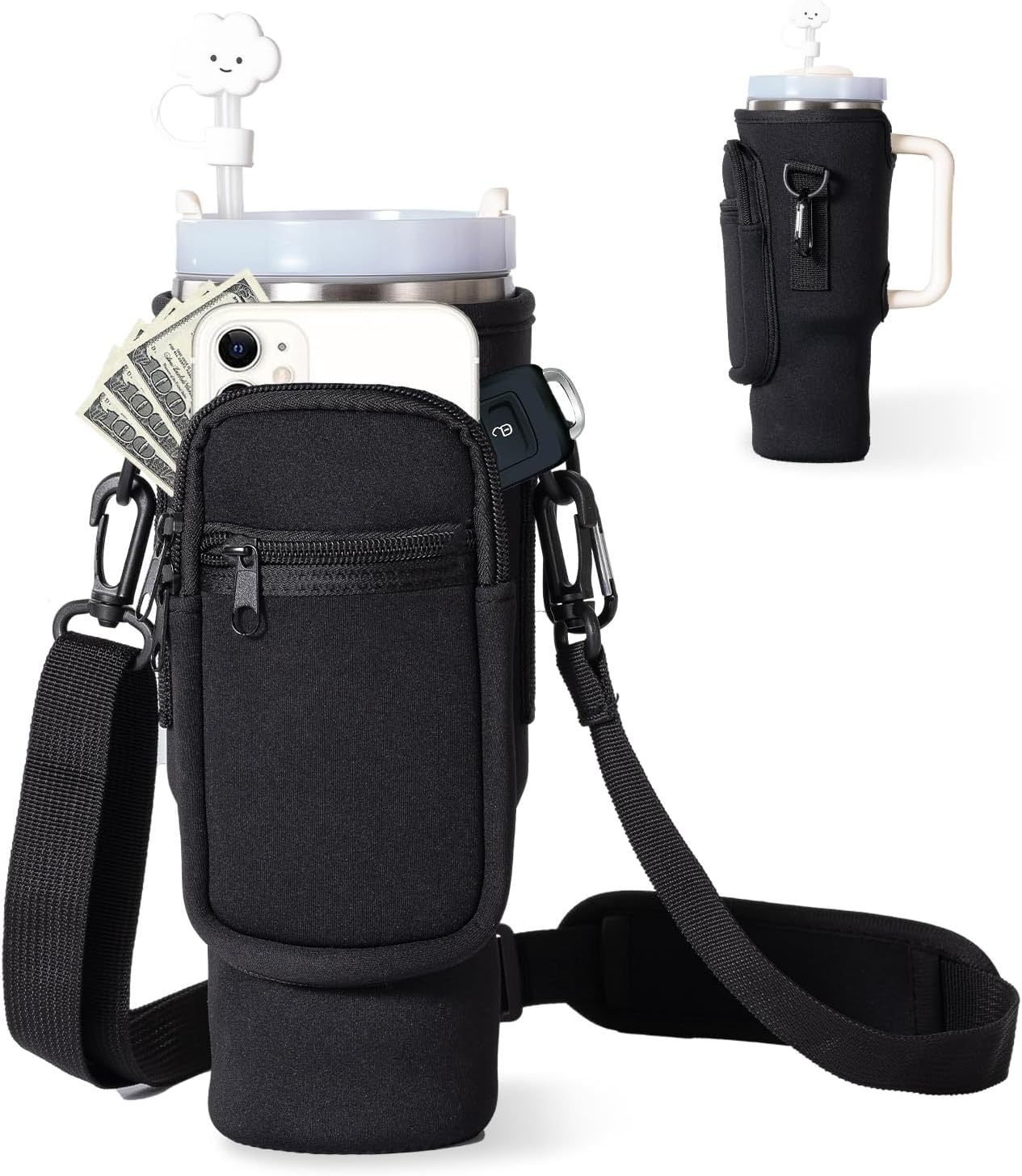 Printed Neoprene Rubber Cup Sleeve Bags