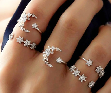 Pendientes de borla estrella brillante pendientes exquisitos colgantes en la espalda