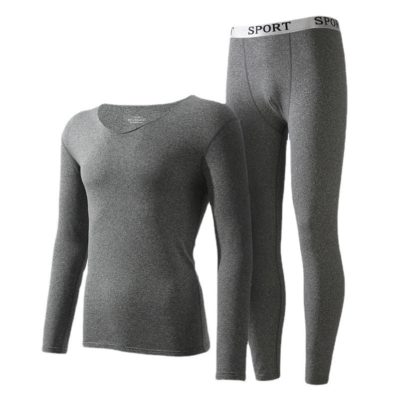 Milk Silk Seamless  Thermal Underwear Men's Suit