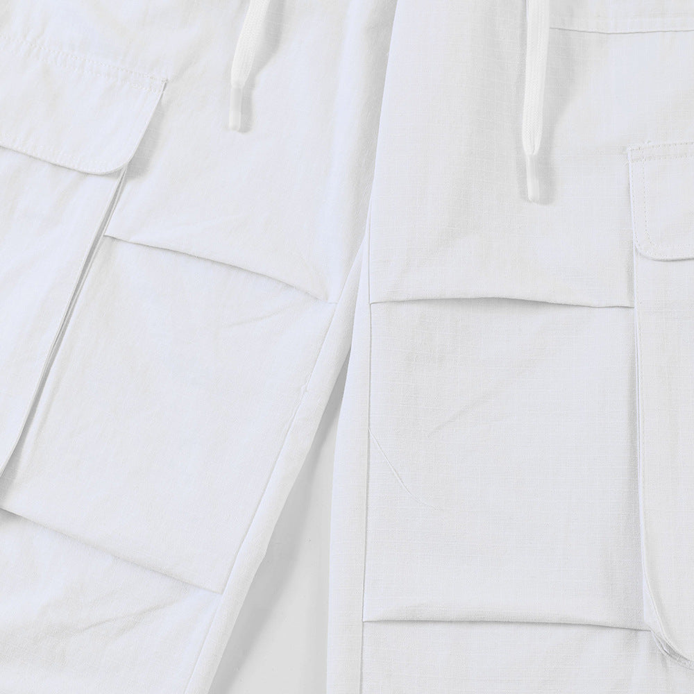 Stylish Multi-pocket Workwear Trousers For Men