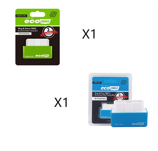 Enchufe y juego ECOOBD2 gasolina coche ahorro de combustible ECO OBD2 conductor