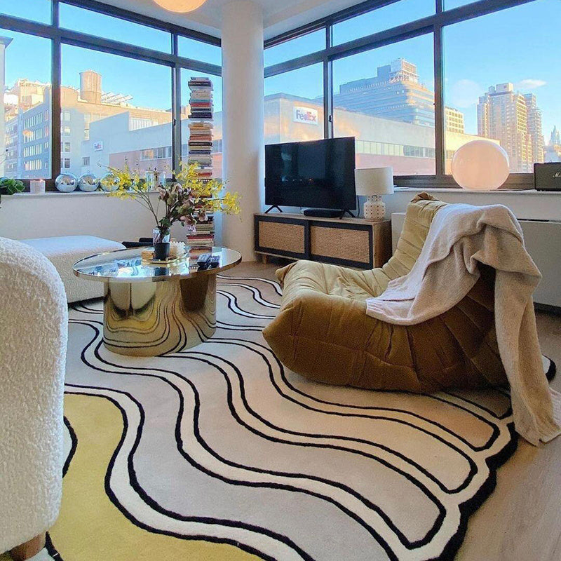 Bedroom Household Personality Net Red Irregular Shaped Floor Mat Blanket