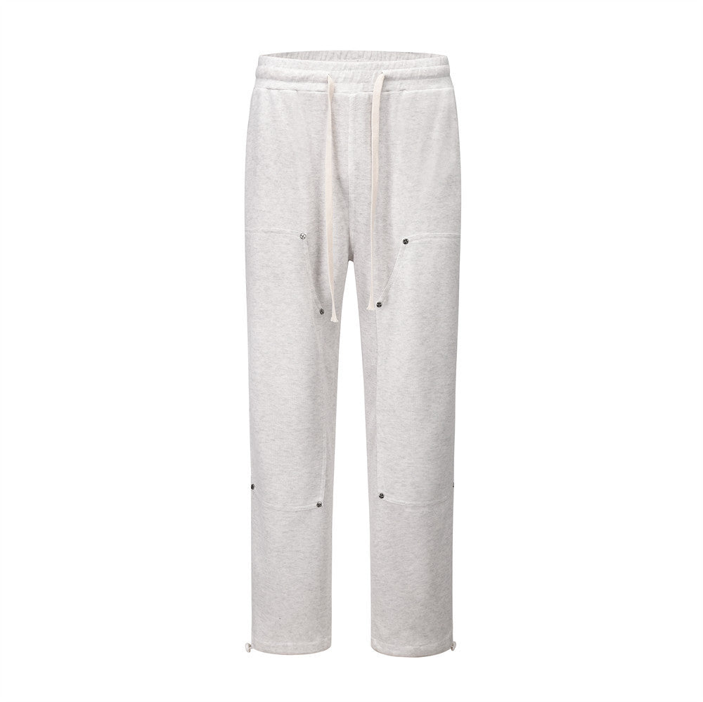 Men's Loose Casual Rivet Stitching Sports Pants