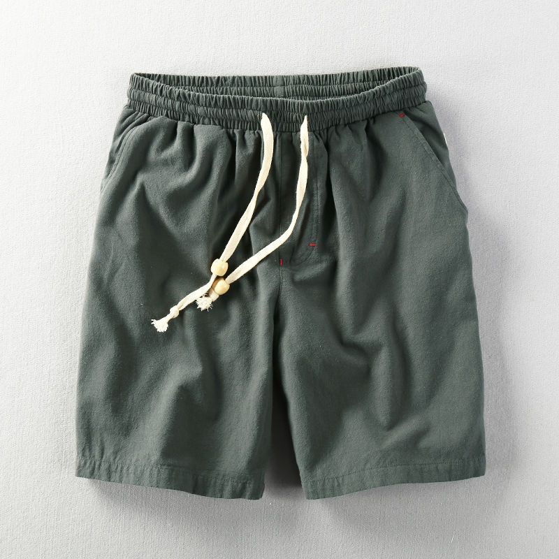 Summer Men's Thin Casual Linen Shorts