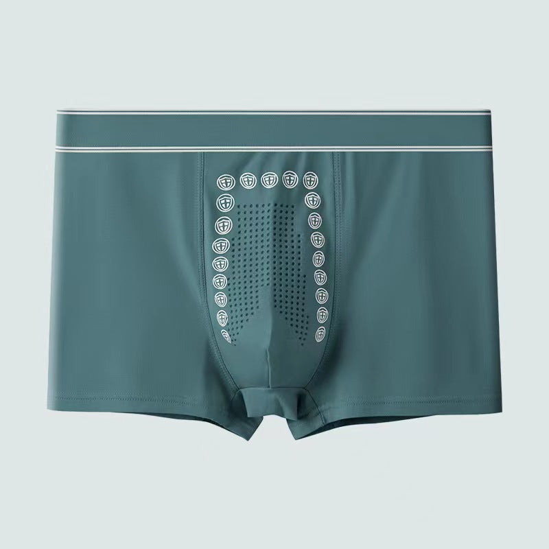 Men's Underwear Pure Cotton Graphene Antibacterial Particles Breathable Absorbent Loose Boxers