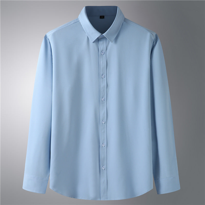 New Large Fat Man Business Casual Professional Shirt Thin