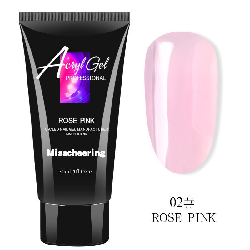 Gel de uñas UV extensible de cristal