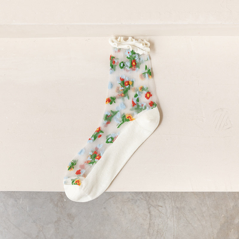 Women's Fashion Personality Crystal Glass Stockings