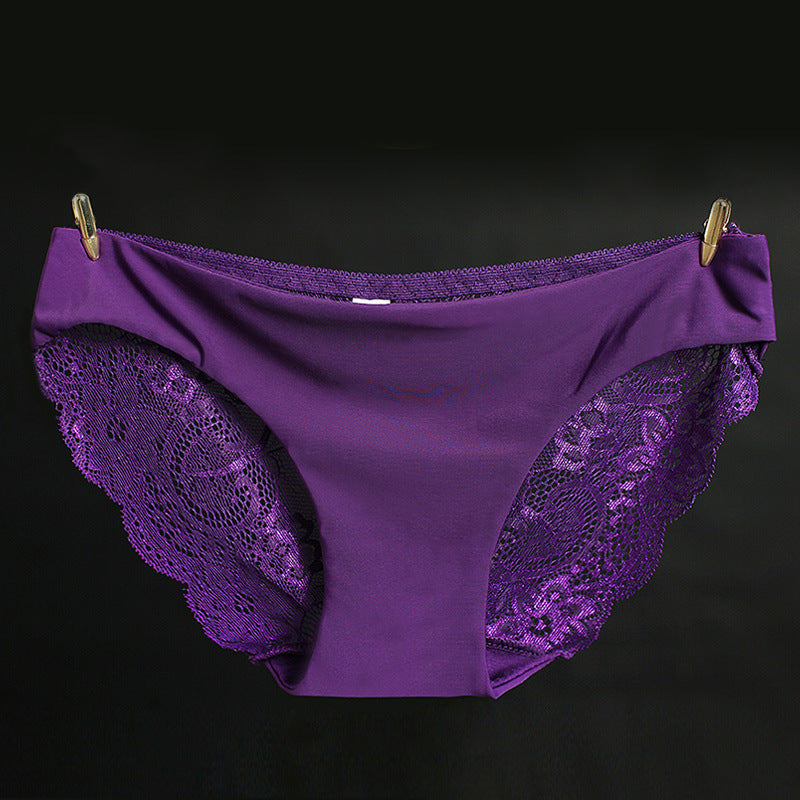 Bragas de cintura baja de encaje para mujer