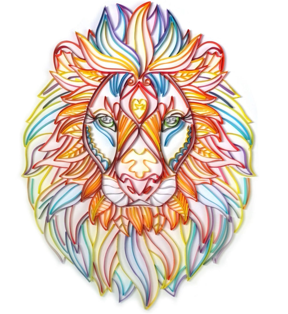 Pintura de papel acolchado artesanías creativas hechas a mano