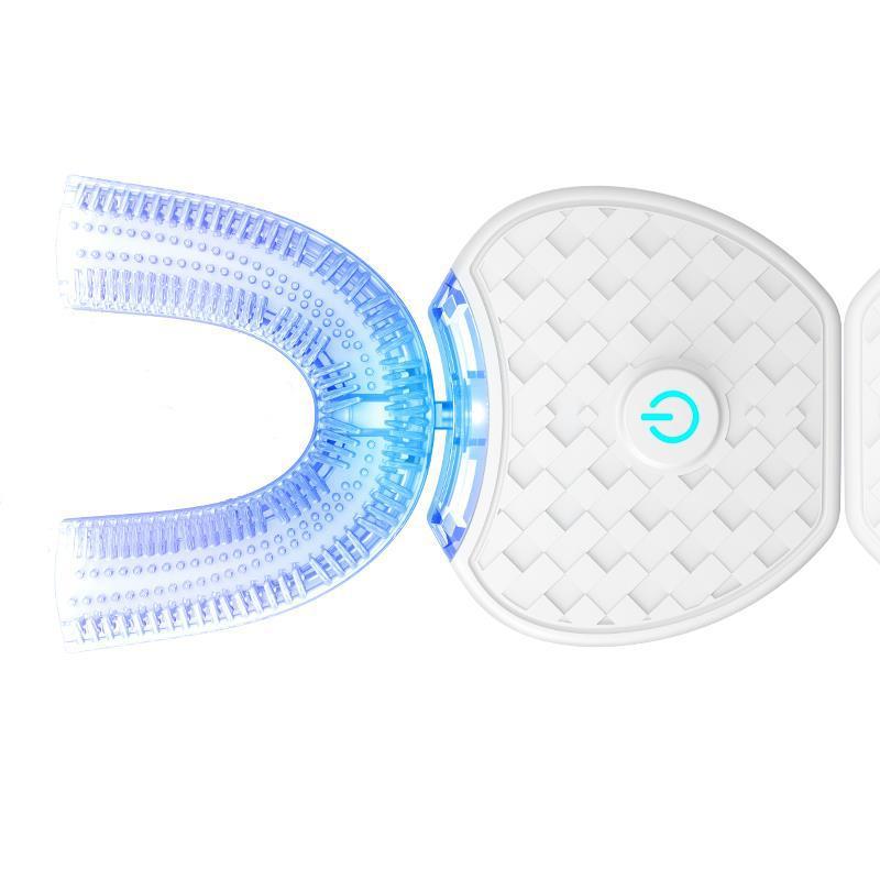 Cepillo de dientes eléctrico sónico automático inteligente de 360 grados tipo U