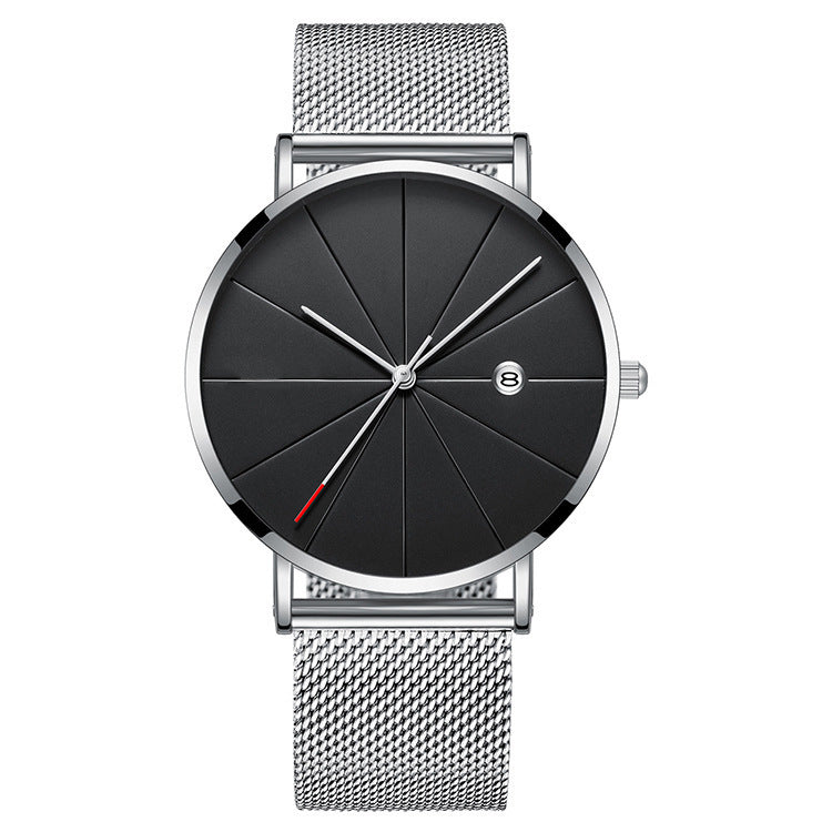Reloj de calendario Simple reloj de cuarzo impermeable creativo Masculino