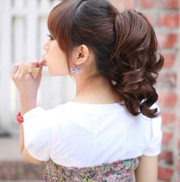 Wig ponytail fake ponytail pear ponytail short ponytail claw ponytail curly ponytail