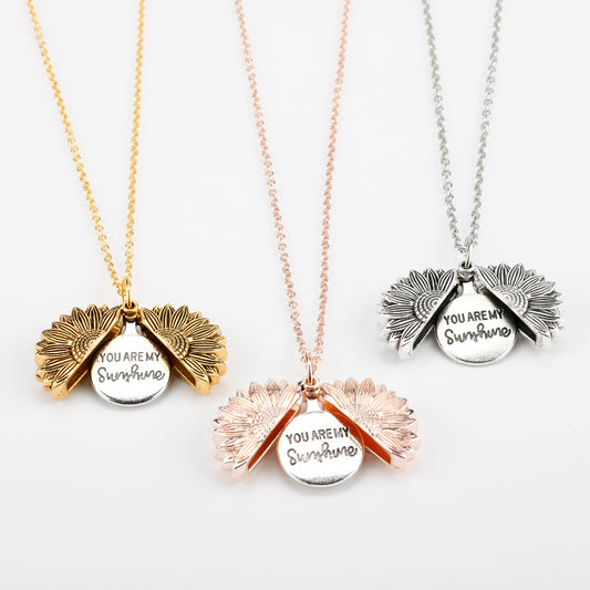 Collar de doble LETRAS DE GIRASOL