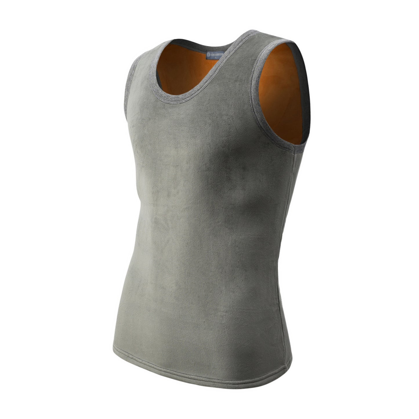 Men's Fleece Thickened Gold Thermal Vest