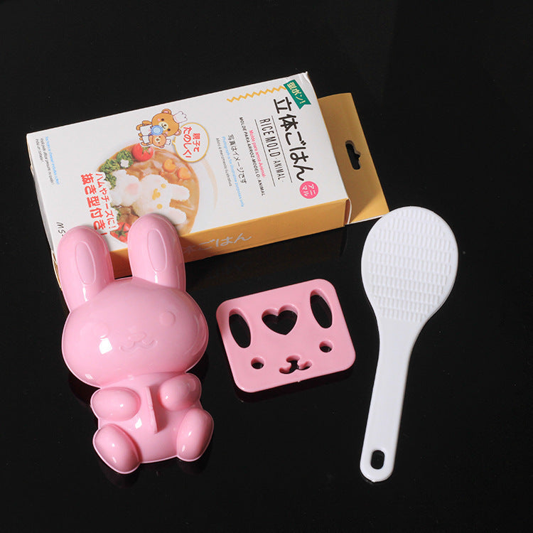 Diy Shape Set Meal Topped With Curry And Rice Mold