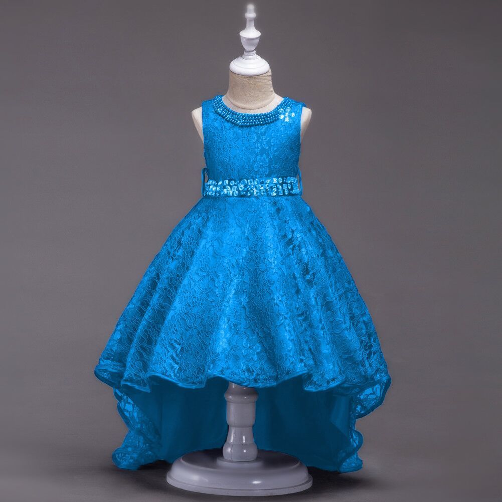 Middle And Big Children Trailing Skirt Girls' Lace Princess Dress