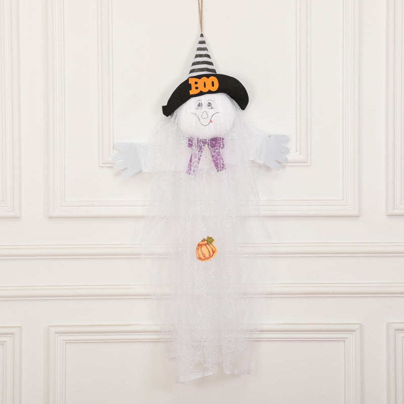 Halloween Decorations Yarn Foam Pumpkin Ghost Pendant