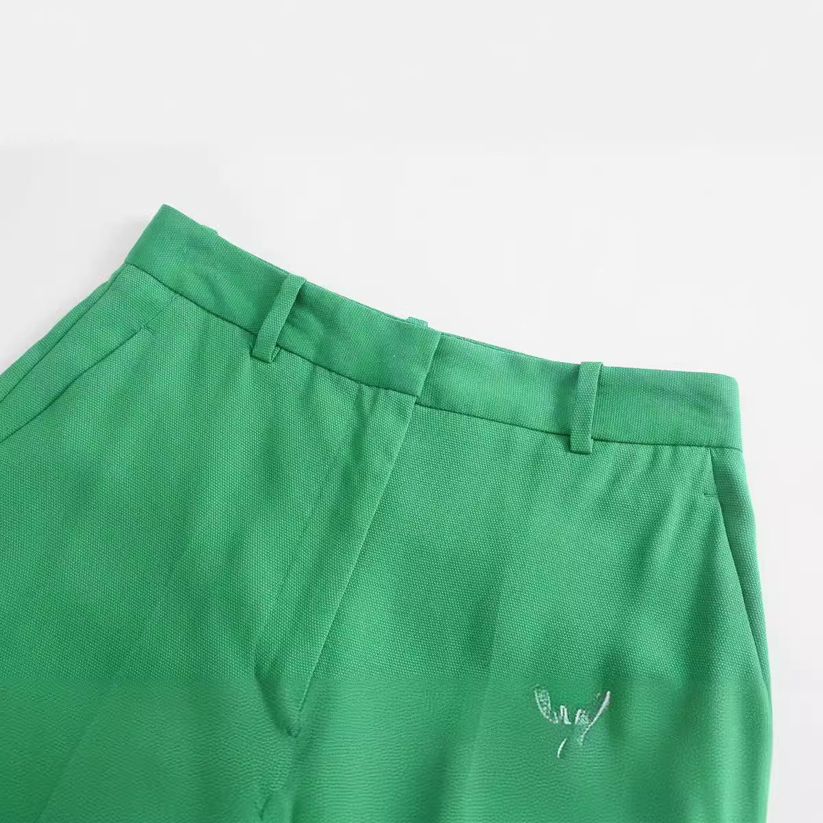 Women's Stylish Simple And Versatile Solid Color Slim-fit Casual Suit Trousers