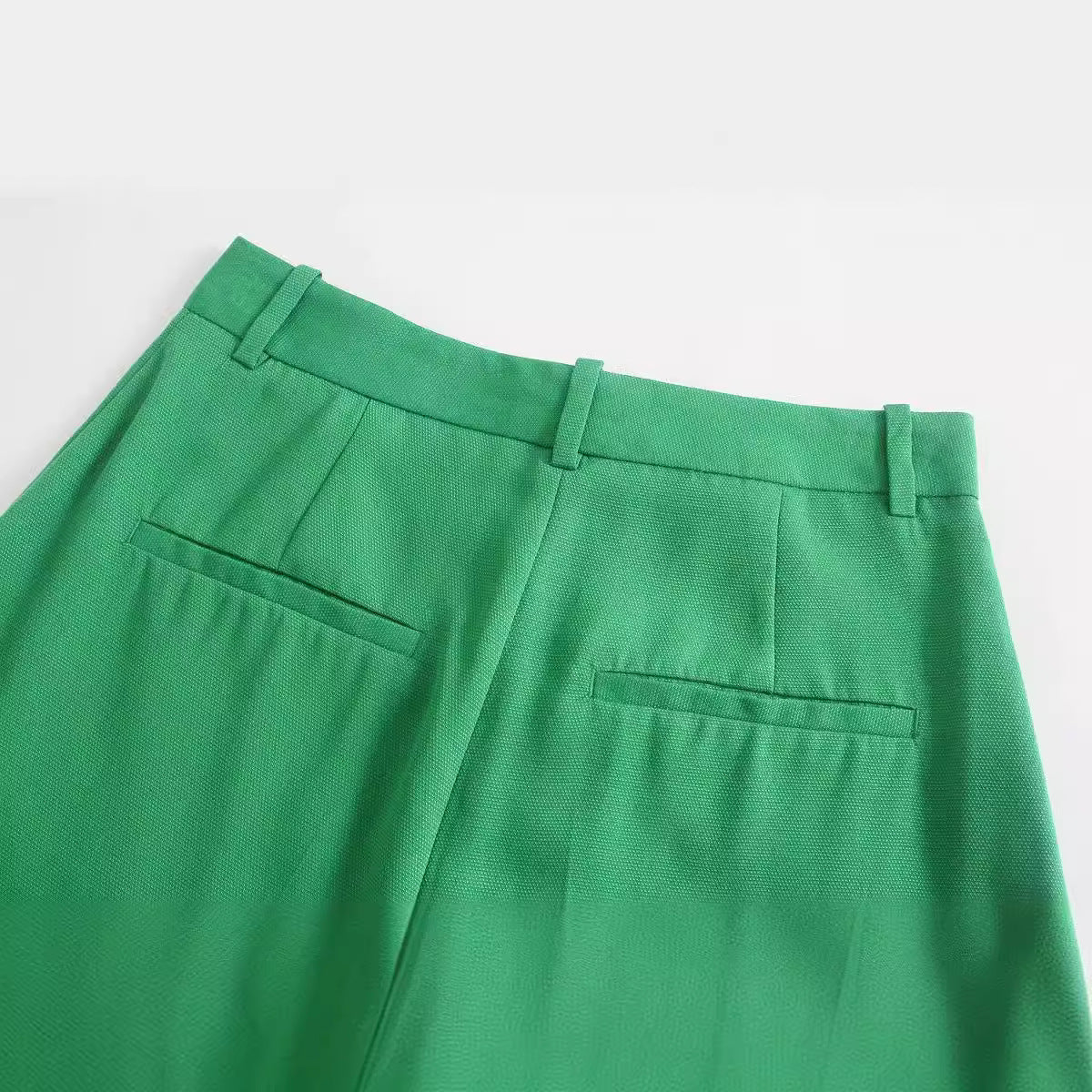 Women's Stylish Simple And Versatile Solid Color Slim-fit Casual Suit Trousers