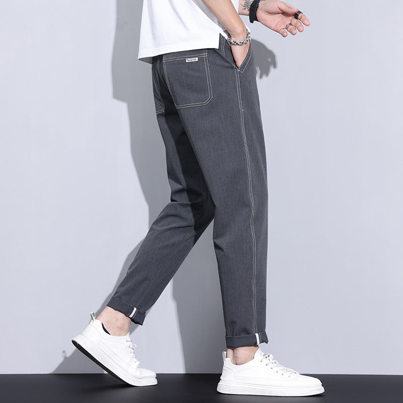 Men's Casual Loose Straight Trousers