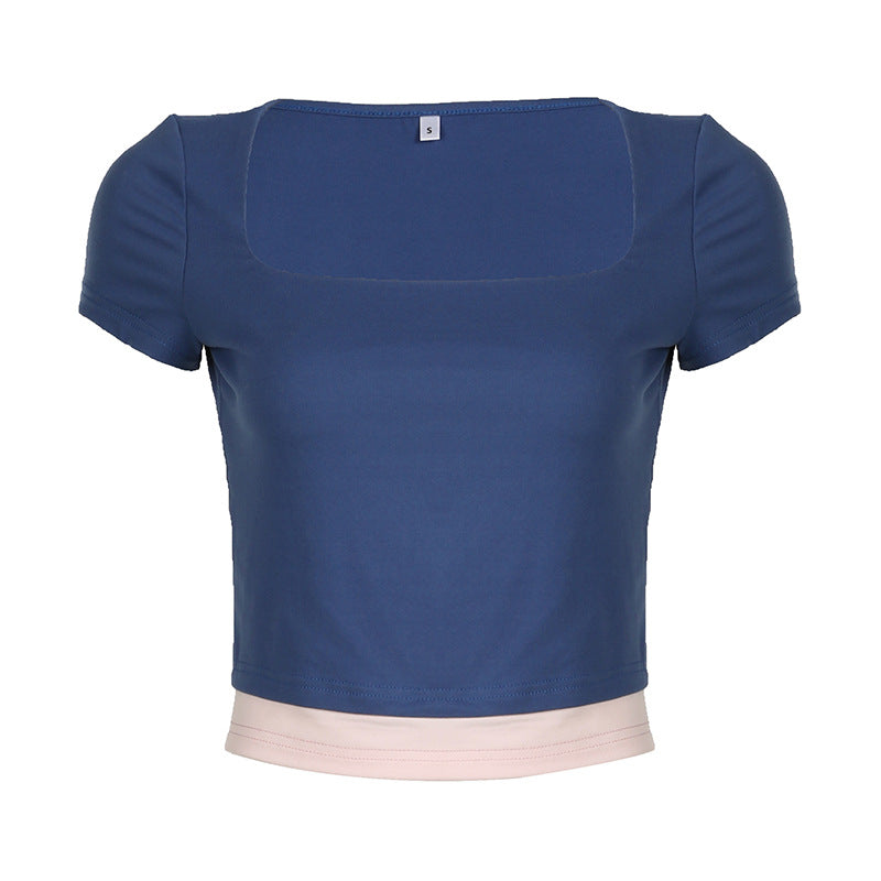 Hot Girl Cropped T-shirt Top Summer Style