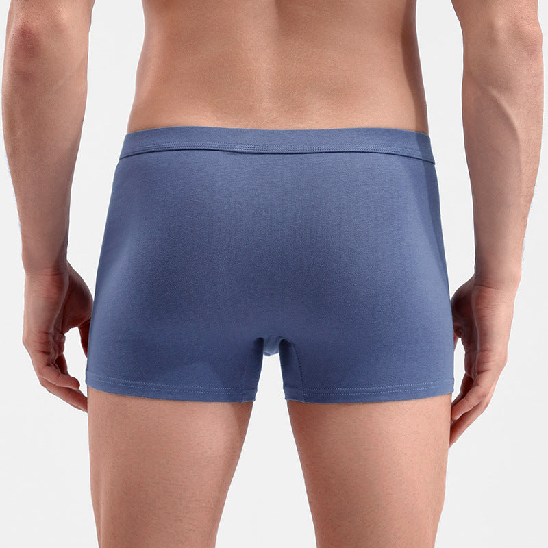Men's Cotton U-convex Boxer Three-dimensional Printed Underwear