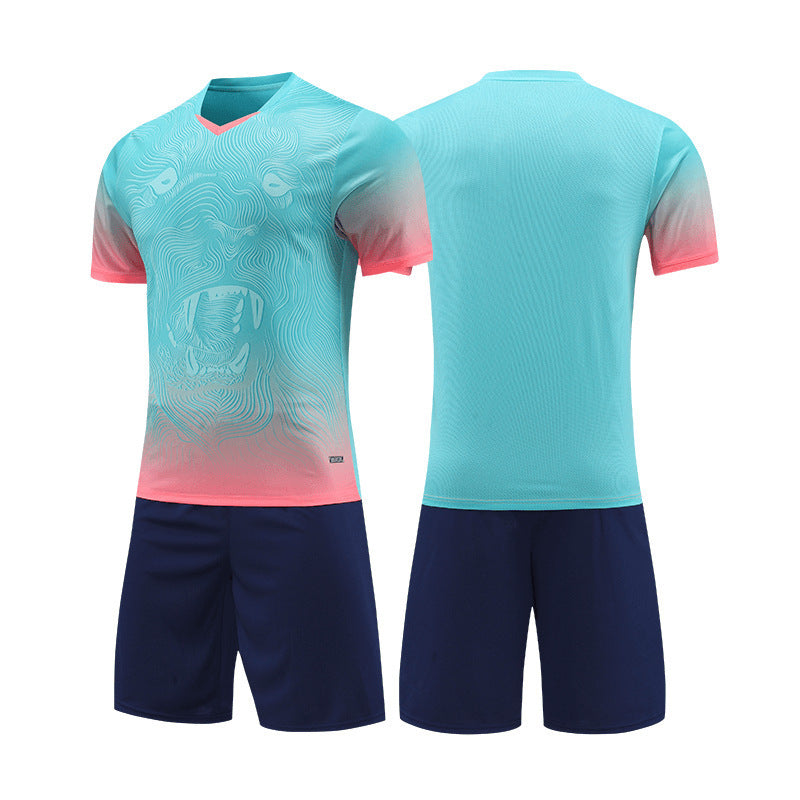 New Summer Children's Adult Soccer Suit Set