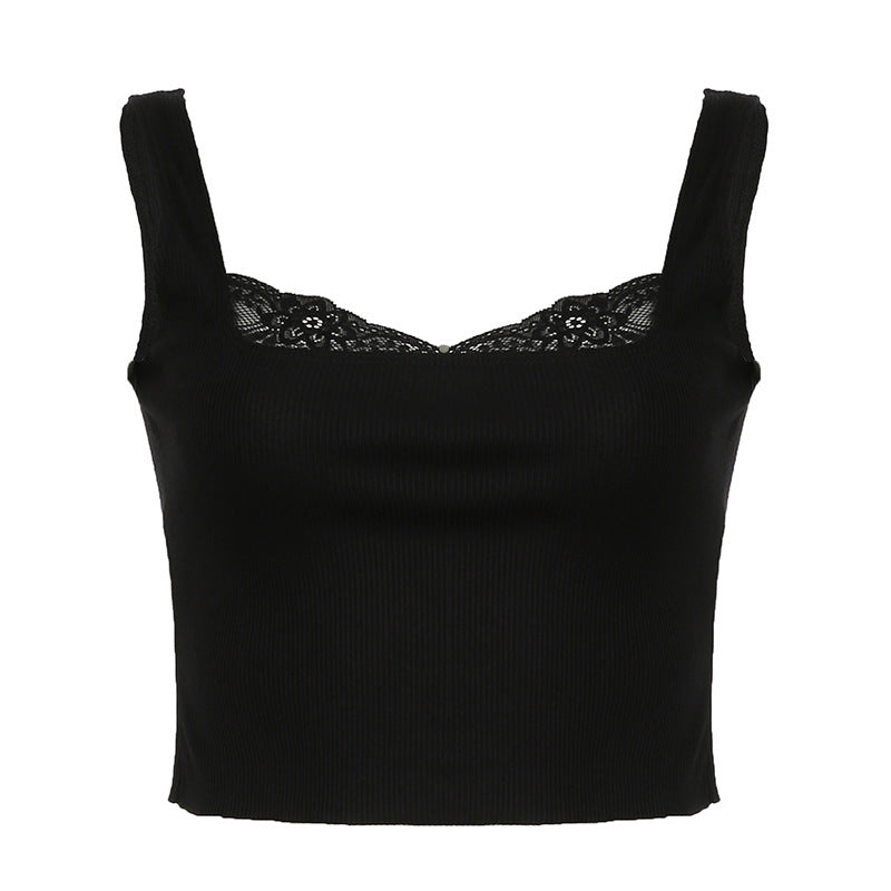 Solid Color Hot Girl Spaghetti-strap Camisole Top