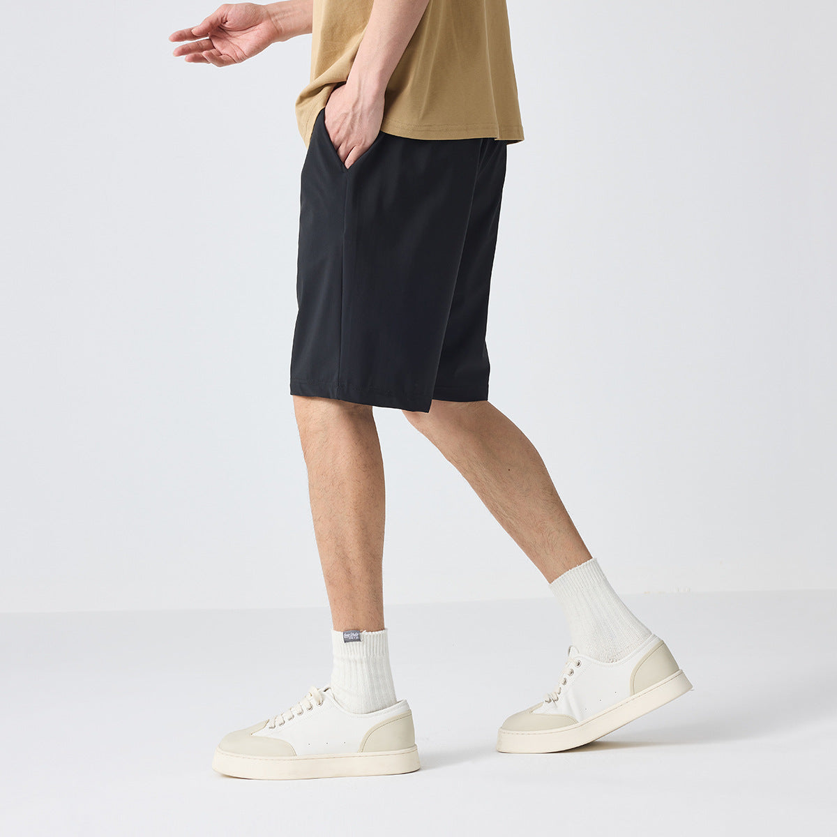 Simple Loose Cool Casual Shorts Straight Fifth Pants