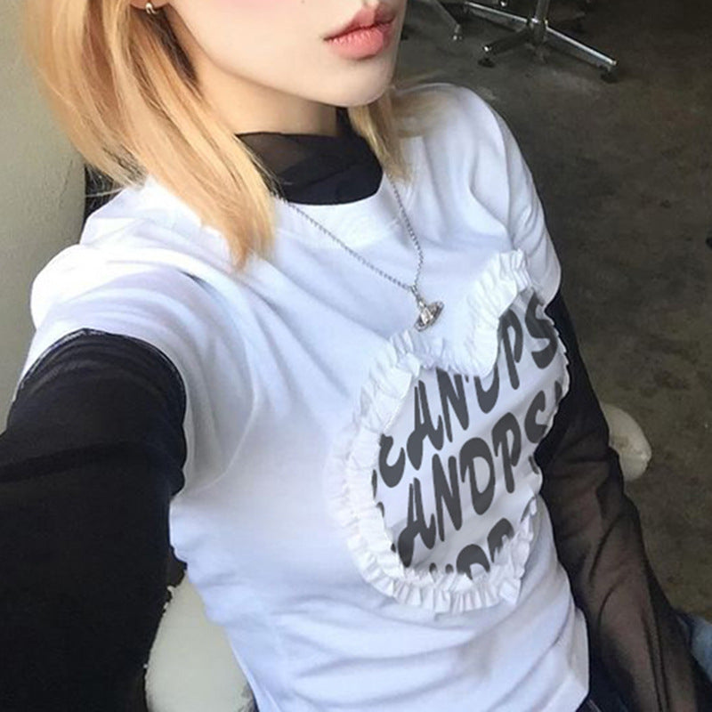 European And American Fashion All-match Knitted Top