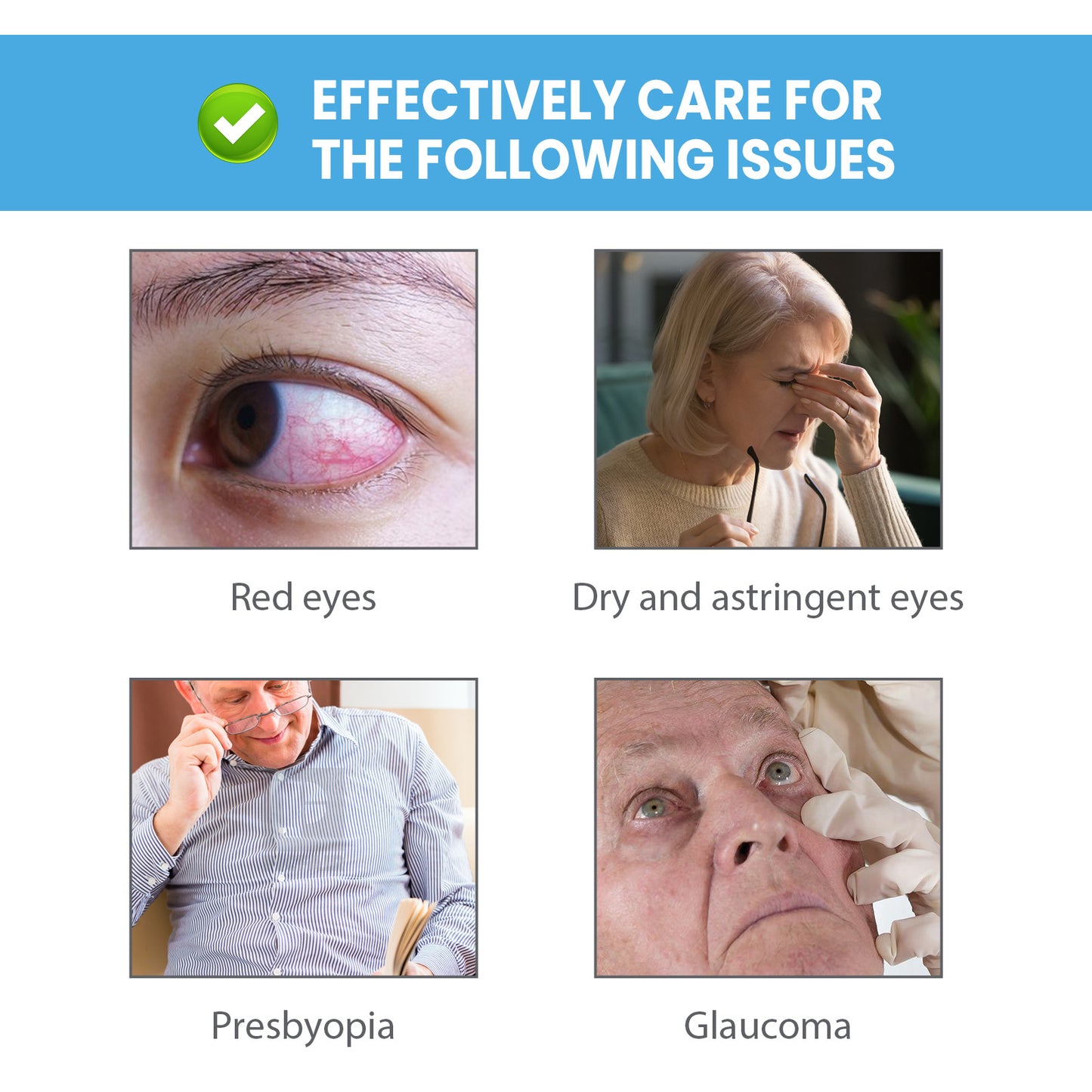 Relieve Eye Fatigue Dry Red Eye Moisturizing Care Solution