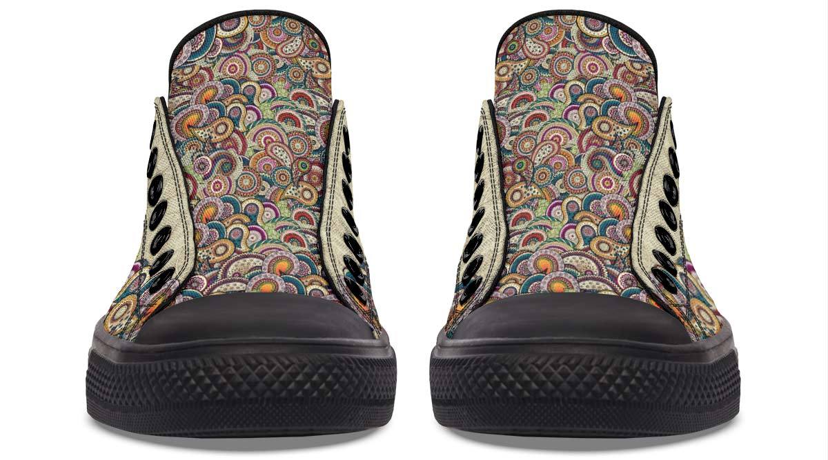 Fashion Print Couple Low-Top Canvas Shoes