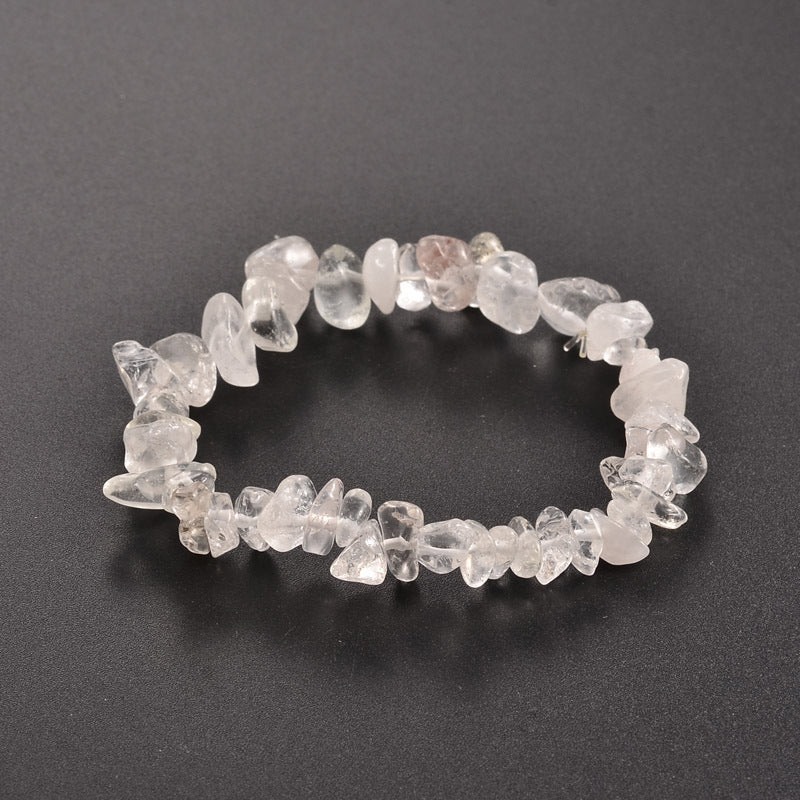 Women's Natural Crystal Irregular Gravel Bracelet