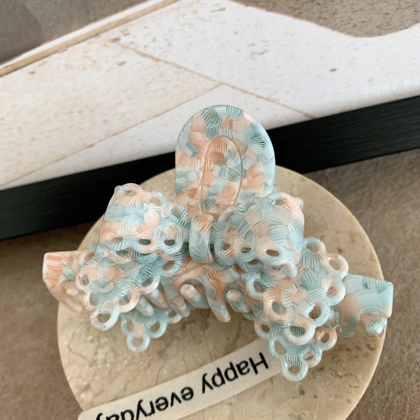 Acetate Lace Bow Barrettes Sweet Temperament Girl