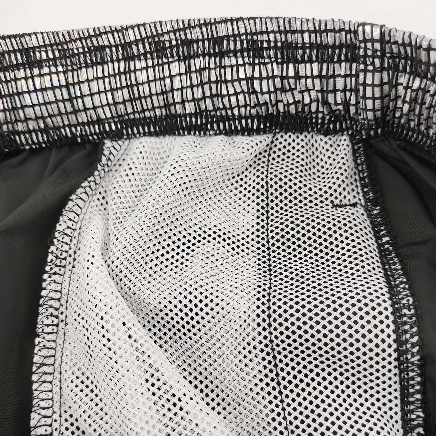 Men's Shiny Printed Loose Beach Drawstring Leisure Shorts