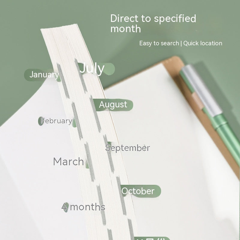 Home Fashion Simple Schedule Notebook