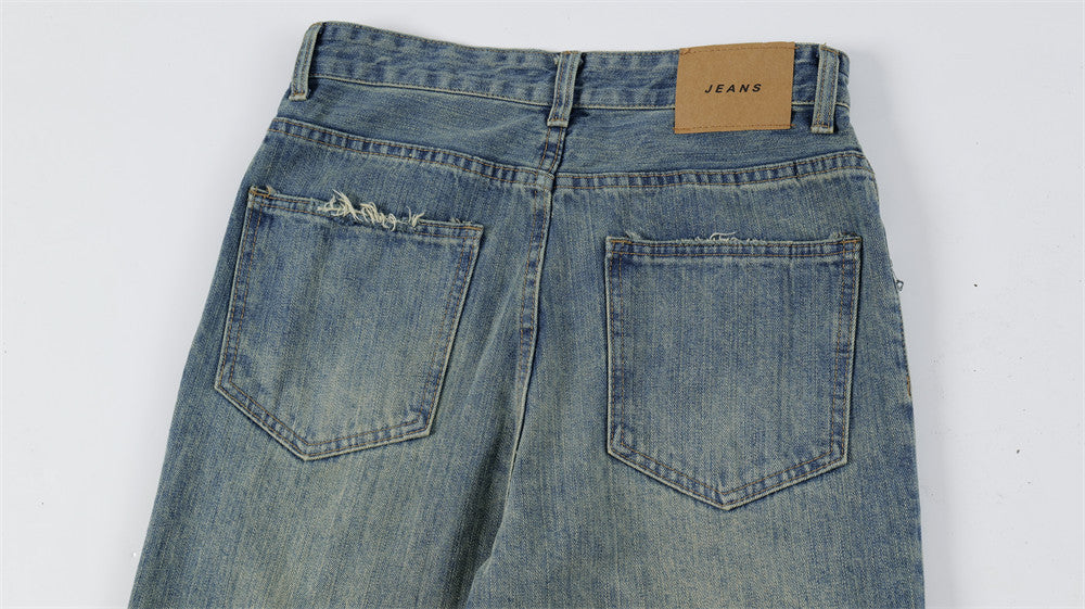Casual Wide Tube Straight-leg Pants Men's