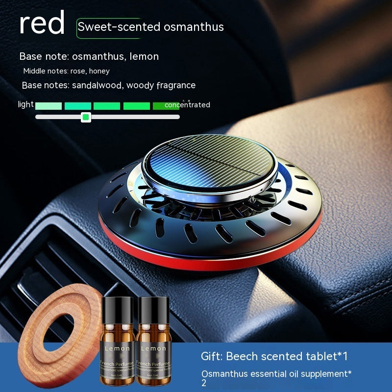 Solar Rotating Car Perfume Creative Car Interior