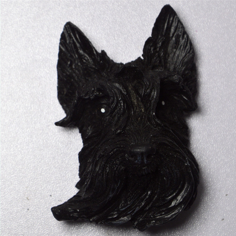 Dog Head Magnetic Refrigerator Magnet Decoration
