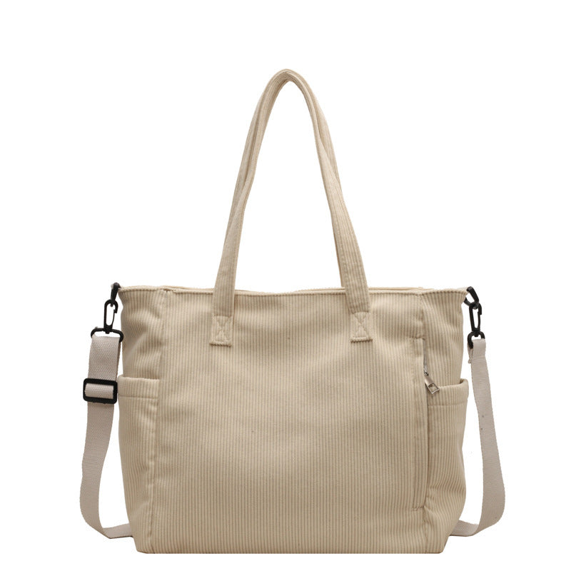 Commuter's All-matching Portable Art Student Large Capacity Shoulder Bag