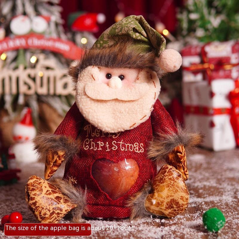 Christmas Eve Apple Gift Box Desktop Doll Ornaments