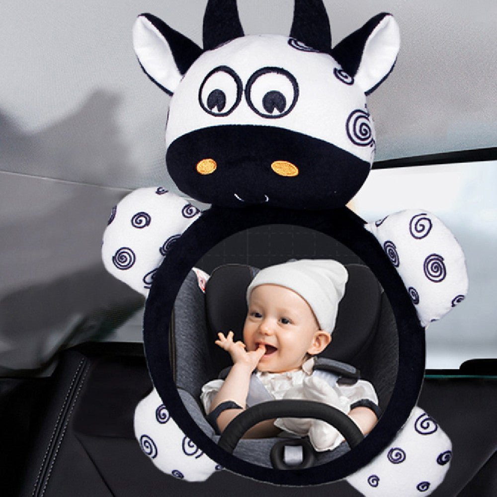 Children Observe Car Rearview Mirror Toy