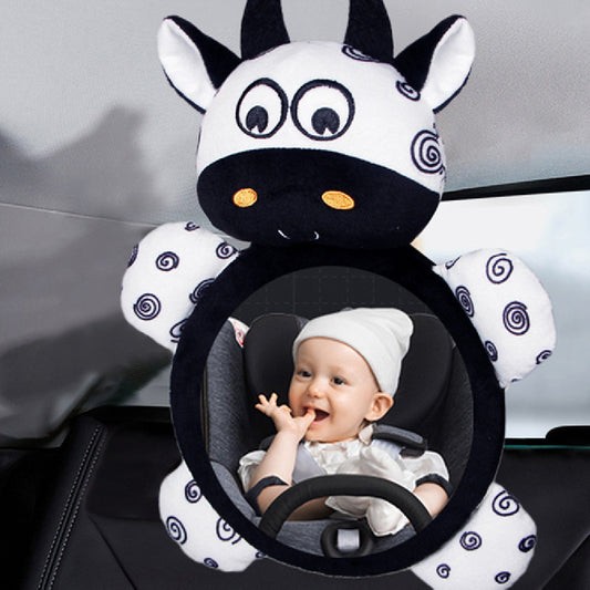 Children Observe Car Rearview Mirror Toy
