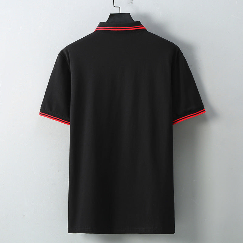 Loose Casual Short-sleeved T-shirt Plus-sized Plus-sized Base Shirt Fat Man