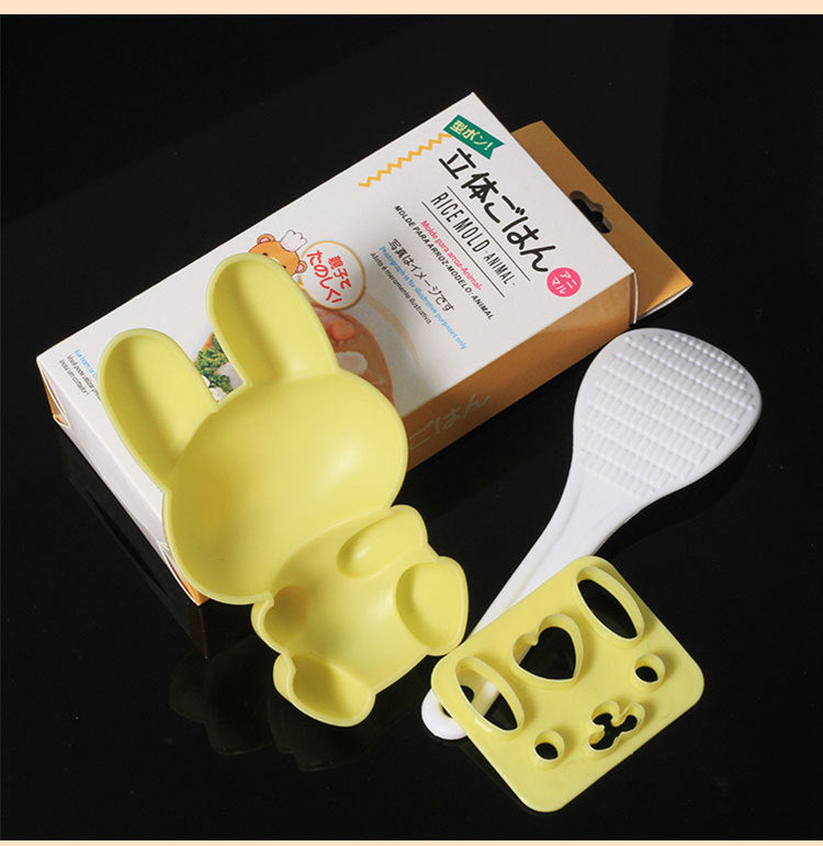 Diy Shape Set Meal Topped With Curry And Rice Mold