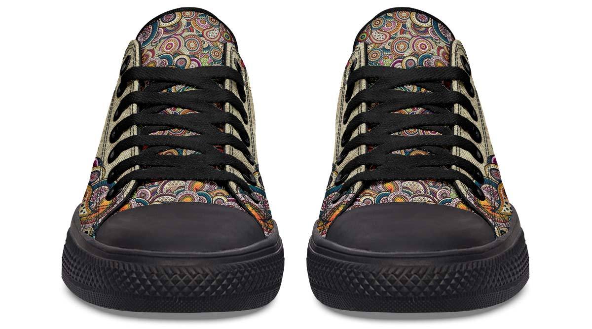 Fashion Print Couple Low-Top Canvas Shoes