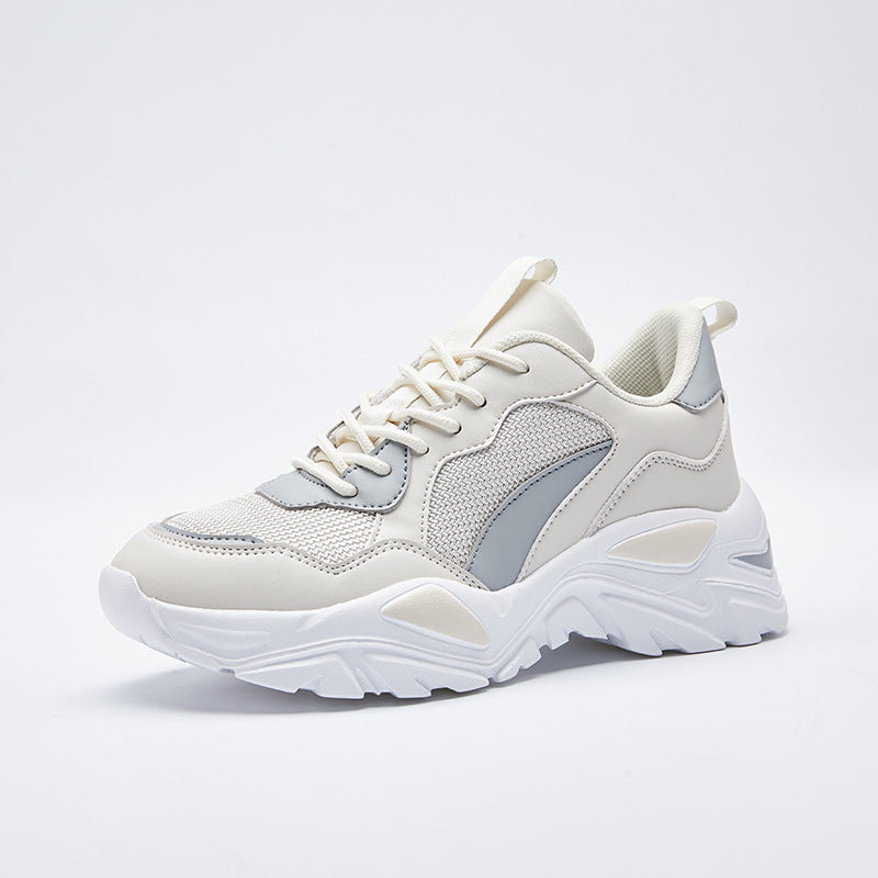 Zapatos, zapatillas, zapatos de papá de tejido volador ligero para mujer