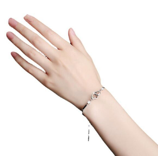 Pulseras de plata de ley 925 para mujer