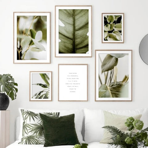 Canvas Core Spray Painting Hanging Rimless Decorative Picture